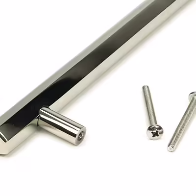 Polished Nickel Kahlo Pull Handle - Medium - Image 3