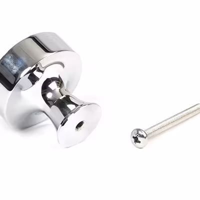 Polished Chrome Scully Cabinet Knob - 38mm - Image 3
