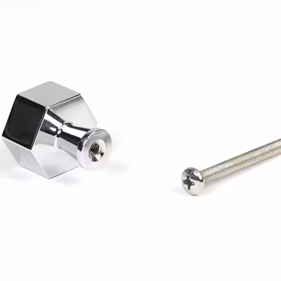 Polished Chrome Kahlo Cabinet Knob - 25mm - Image 3