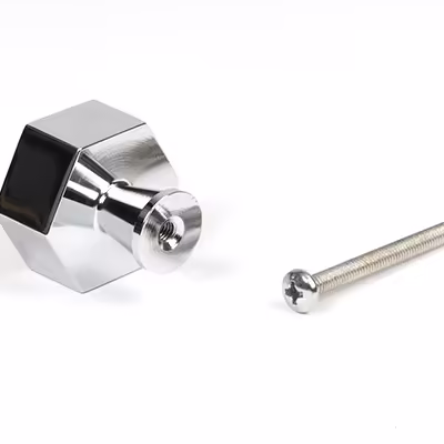 Polished Chrome Kahlo Cabinet Knob - 32mm - Image 3