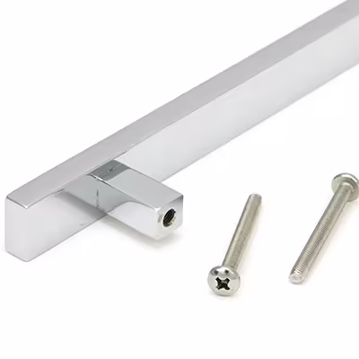 Polished Chrome Scully Pull Handle - Medium - Image 3
