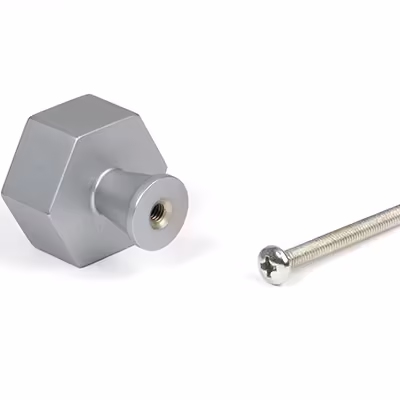 Satin Chrome Kahlo Cabinet Knob - 32mm - Image 3