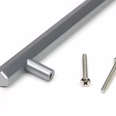 Satin Chrome Kahlo Pull Handle - Small - Image 3