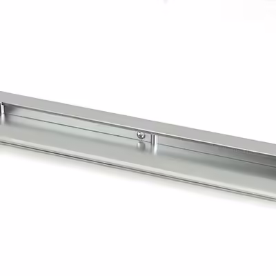 Satin Chrome 250mm Plain Rectangular Pull