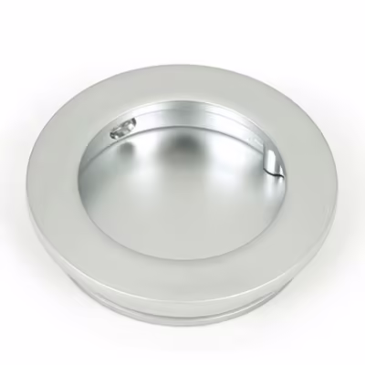 Satin Chrome 60mm Plain Round Pull