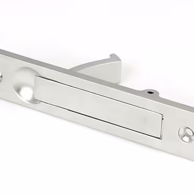 Satin Chrome 125mm x 25mm Edge Pull