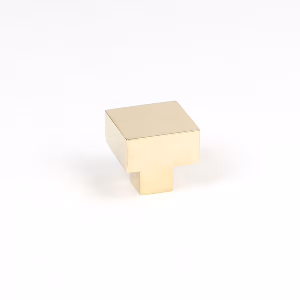 Polished Brass Albers Cabinet Knob - 25mm