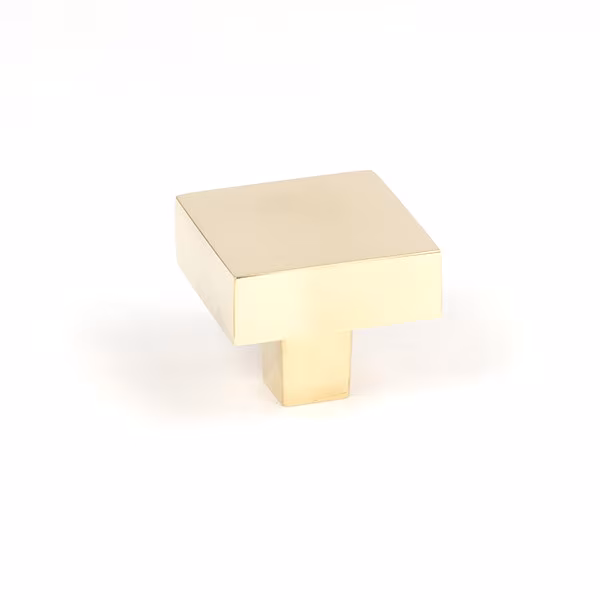 Polished Brass Albers Cabinet Knob - 35mm