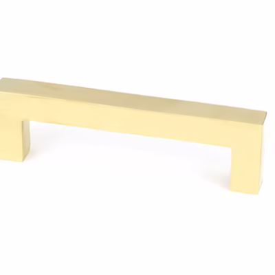 Polished Brass Albers Pull Handle - Small - Image 1