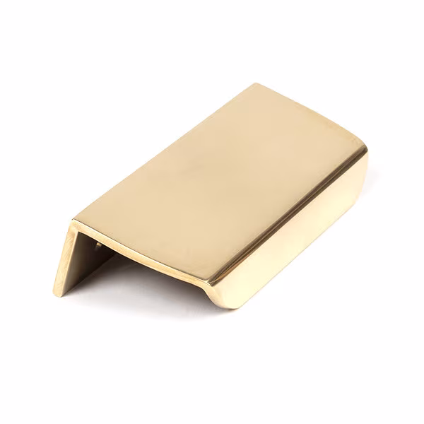 Aged Brass 100mm Moore Edge Pull