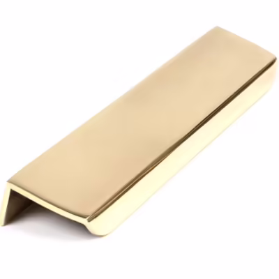 Aged Brass 200mm Moore Edge Pull