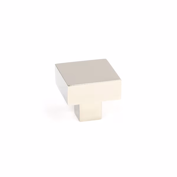 Polished Nickel Albers Cabinet Knob - 30mm