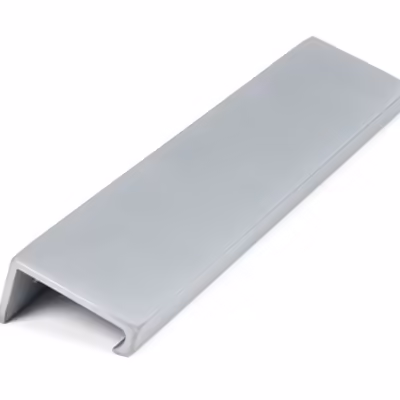 Satin Chrome 200mm Plain Edge Pull