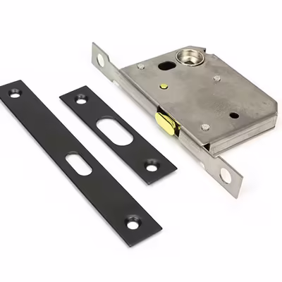 Aged Bronze 50mm Sliding Door Lock