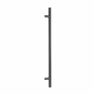 Matt Black (316) 0.9m Offset T Bar Handle Bolt Fix 32mm Ø - Image 3