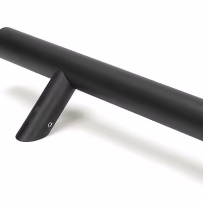 Matt Black (316) 1.8m Offset T Bar Handle Secret Fix 32mm Ø - Image 3