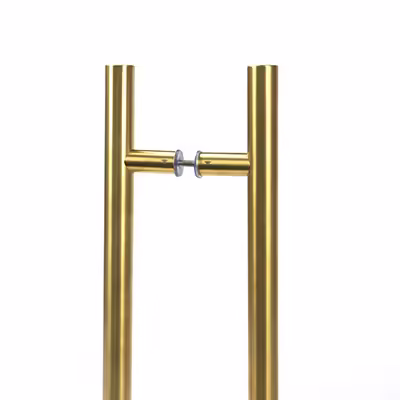 Aged Brass (316) 0.6m T Bar Handle B2B 32mm Ø