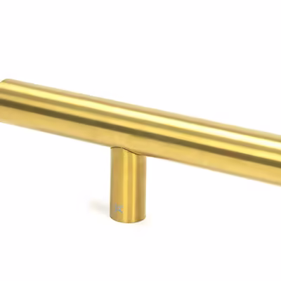 Aged Brass (316) 0.9m T Bar Handle Bolt Fix 32mm Ø - Image 3