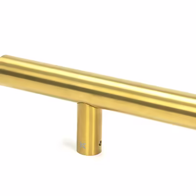 Aged Brass (316) 1.2m T Bar Handle Secret Fix 32mm Ø - Image 3