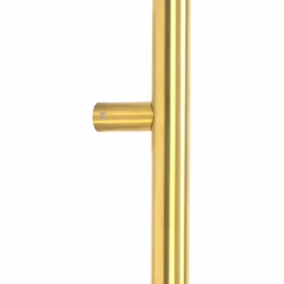 Aged Brass (316) 1.2m T Bar Handle Bolt Fix 32mm Ø