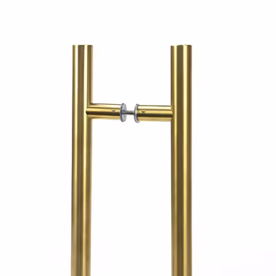 Aged Brass (316) 1.5m T Bar Handle B2B 32mm Ø