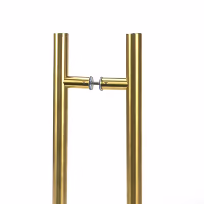 Aged Brass (316) 1.8m T Bar Handle B2B 32mm Ø