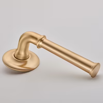 Grace Door Handle on 65mm Raised Edge Covered Rose