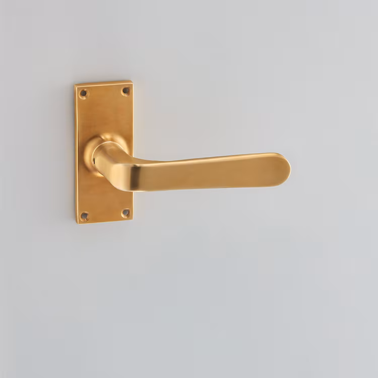 Garde Door Handle on Latch Backplate