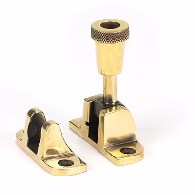 Aged Brass Brompton Brighton Fastener (Radiused)