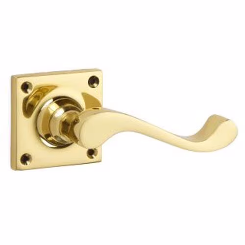 Lichfield Lever Latch on Square Rose