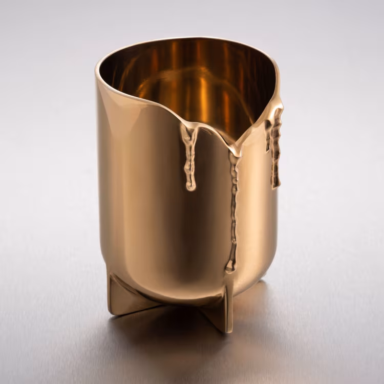 Scented Candle Vessel / Brass