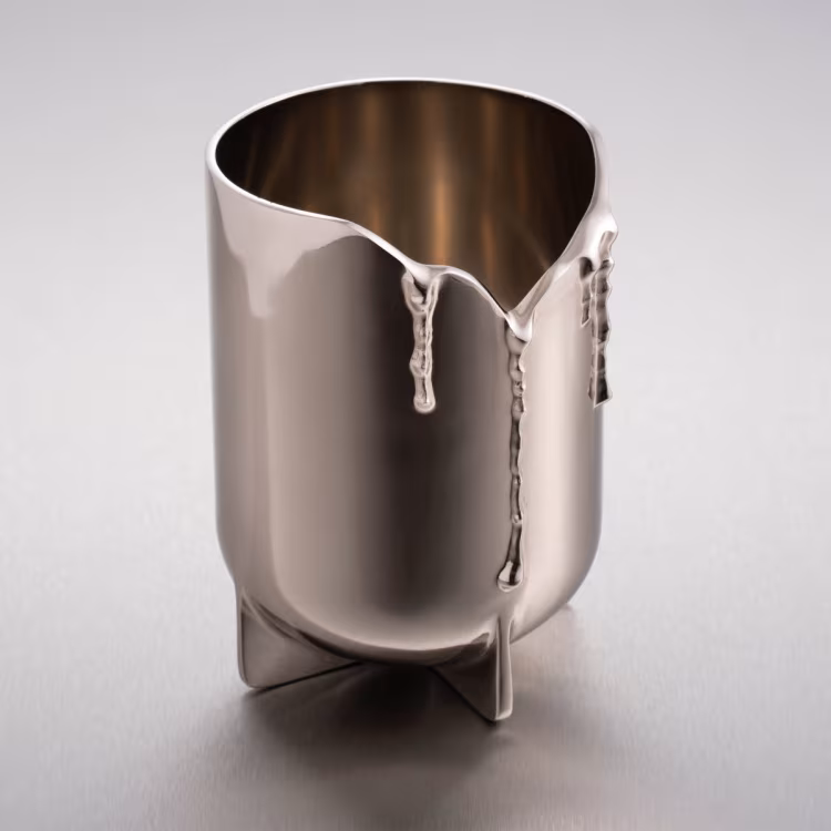 Scented Candle Vessel / Steel