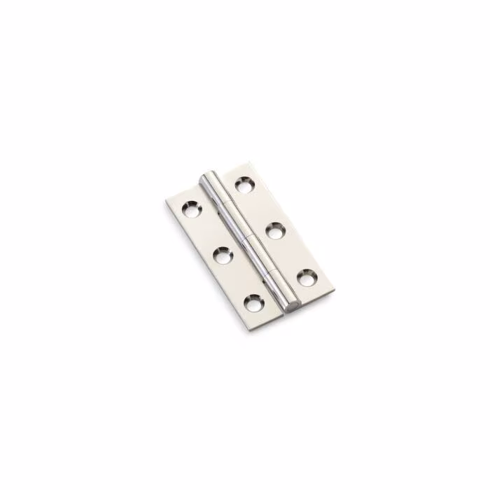 Alexander and Wilks Heavy Pattern Solid Brass Cabinet Butt Hinge - 64mm