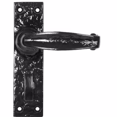Black Lever Bathroom Set