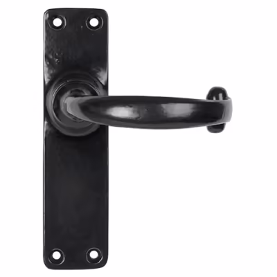 Black MF Lever Latch Set