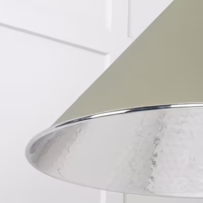 Hammered Nickel Hockley Pendant in Tump - Image 6