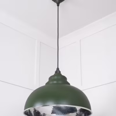 Hammered Nickel Harborne Pendant in Heath - Image 4