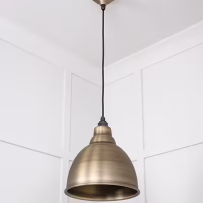 Aged Brass Brindley Pendant - Image 4