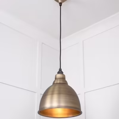 Aged Brass Brindley Pendant - Image 5