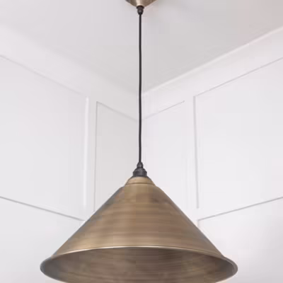 Aged Brass Hockley Pendant - Image 4