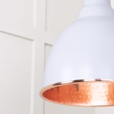 Hammered Copper Brindley Pendant in Birch - Image 6