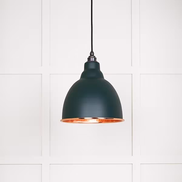 Hammered Copper Brindley Pendant in Dingle