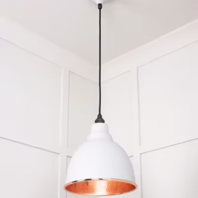 Hammered Copper Brindley Pendant in Flock - Image 4