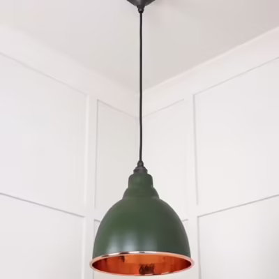 Hammered Copper Brindley Pendant in Heath - Image 5