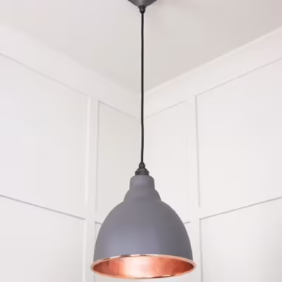 Smooth Copper Brindley Pendant in Bluff - Image 4