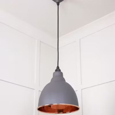 Smooth Copper Brindley Pendant in Bluff - Image 5