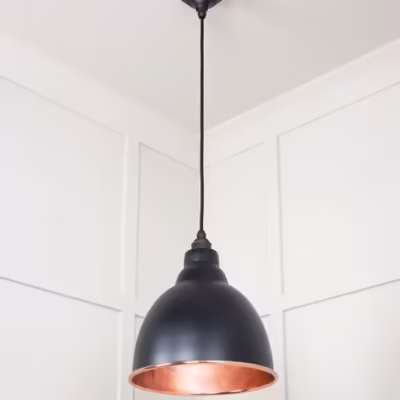 Smooth Copper Brindley Pendant in Elan Black - Image 4