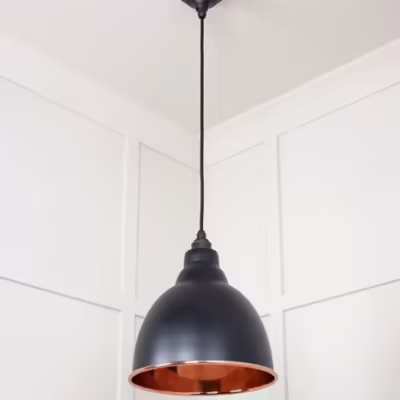 Smooth Copper Brindley Pendant in Elan Black - Image 5