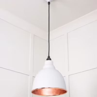 Smooth Copper Brindley Pendant in Flock - Image 4