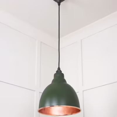 Smooth Copper Brindley Pendant in Heath - Image 4